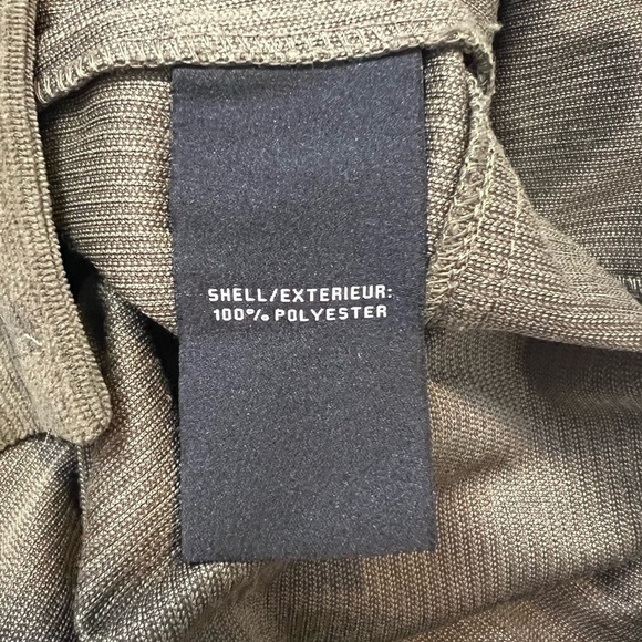 7 FOR ALL MANKIND Army Green Corduroy Button-Up Shirt Dress. Size Medium. - Picture 7 of 9